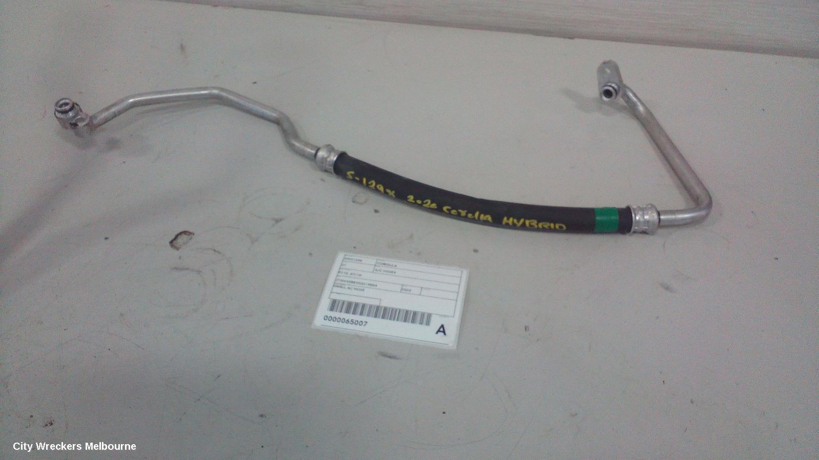 TOYOTA COROLLA 2020 A/C Hoses