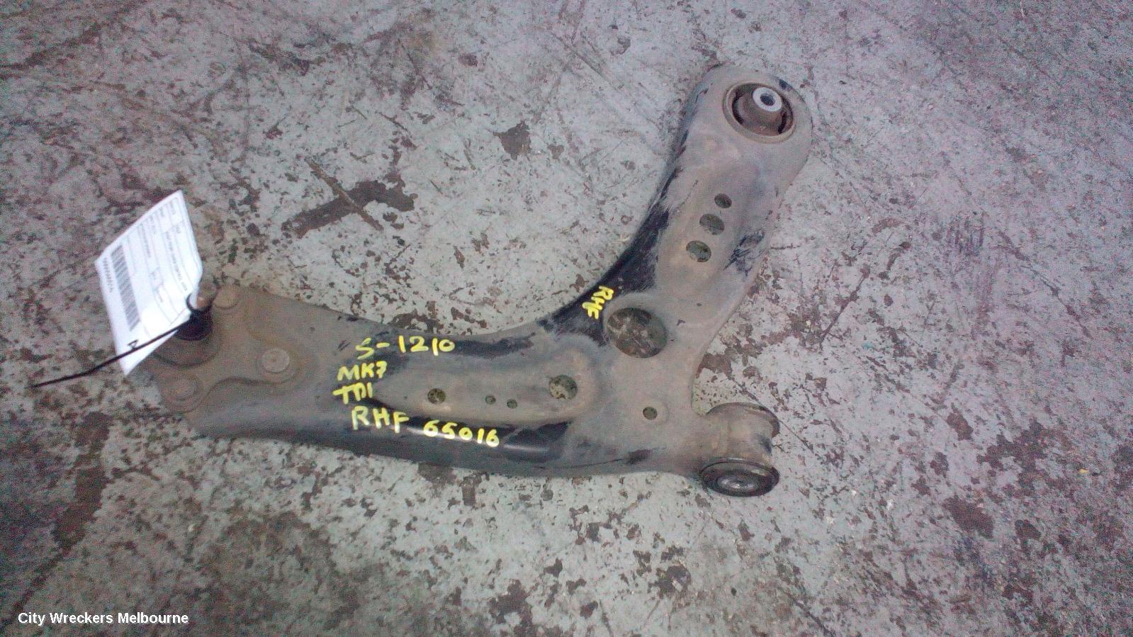 VOLKSWAGEN GOLF 2014 Right Front Lower Control Arm