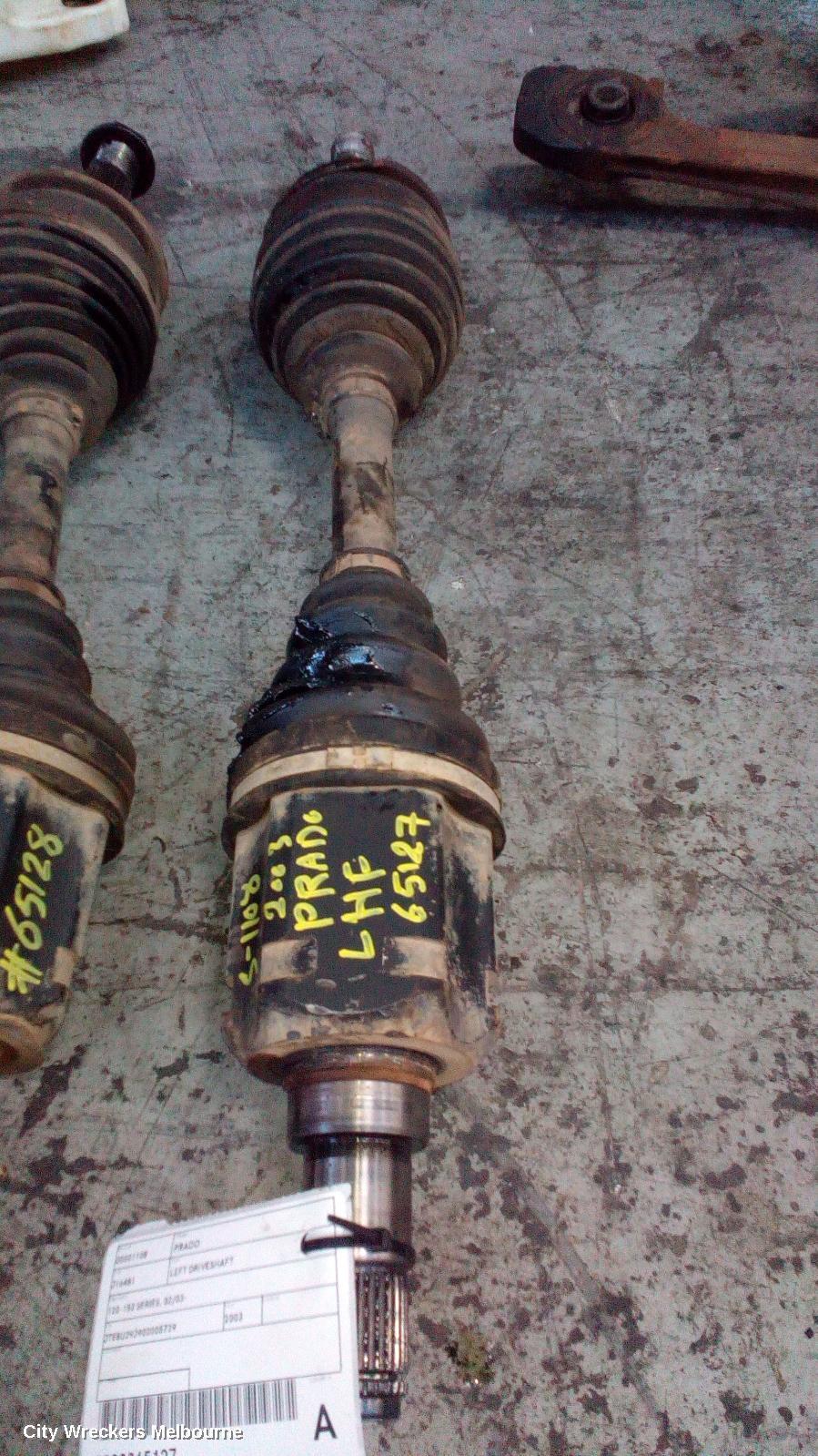 TOYOTA PRADO 2003 Left Driveshaft
