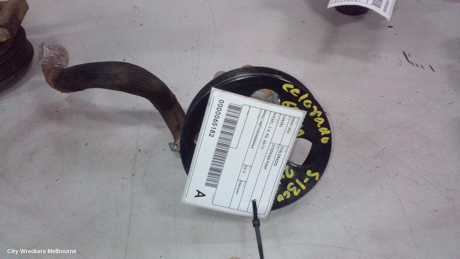 HOLDEN COLORADO 2013 Steering Pump