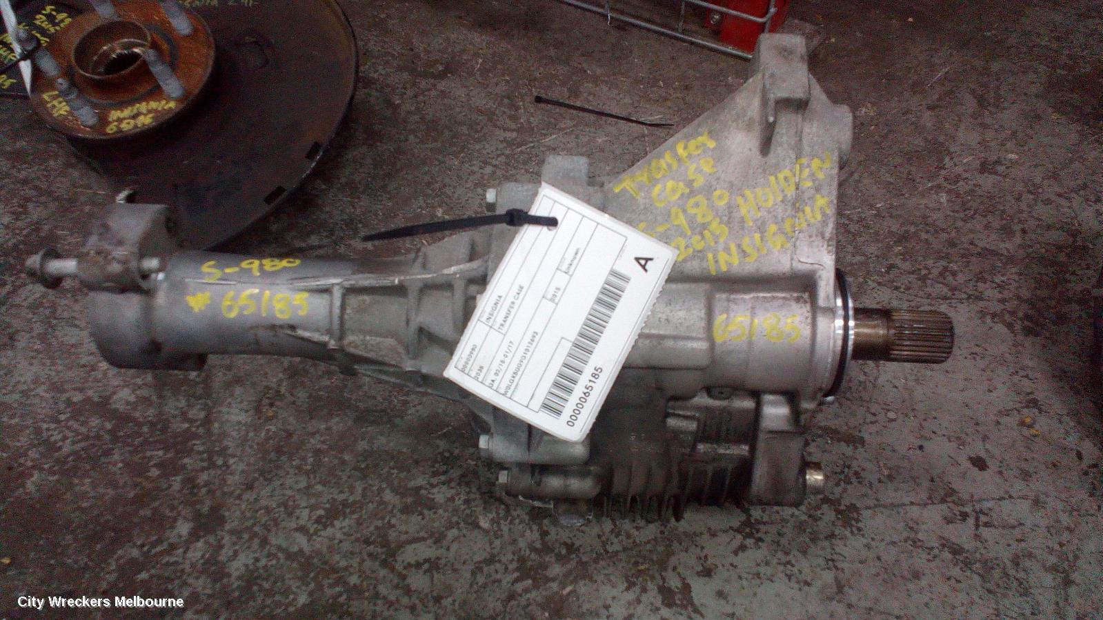 HOLDEN INSIGNIA 2015 Transfer Case