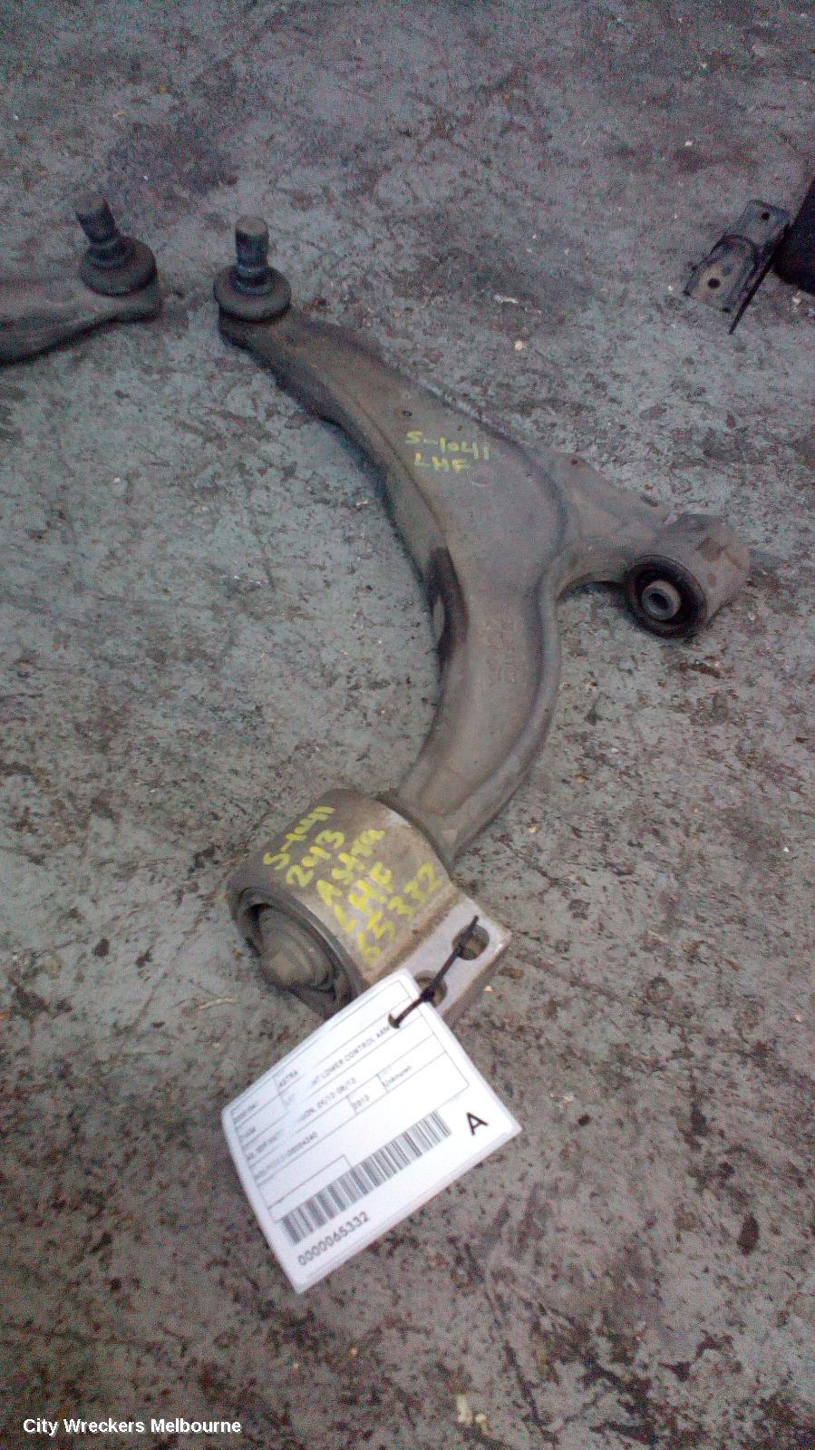 OPEL ASTRA 2013 Left Front Lower Control Arm