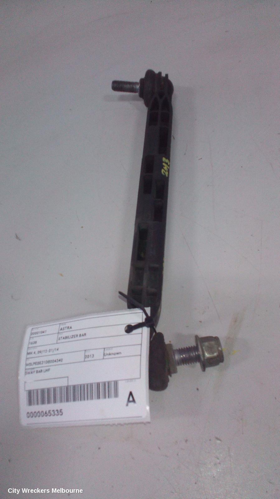 OPEL ASTRA 2013 Stabiliser Bar