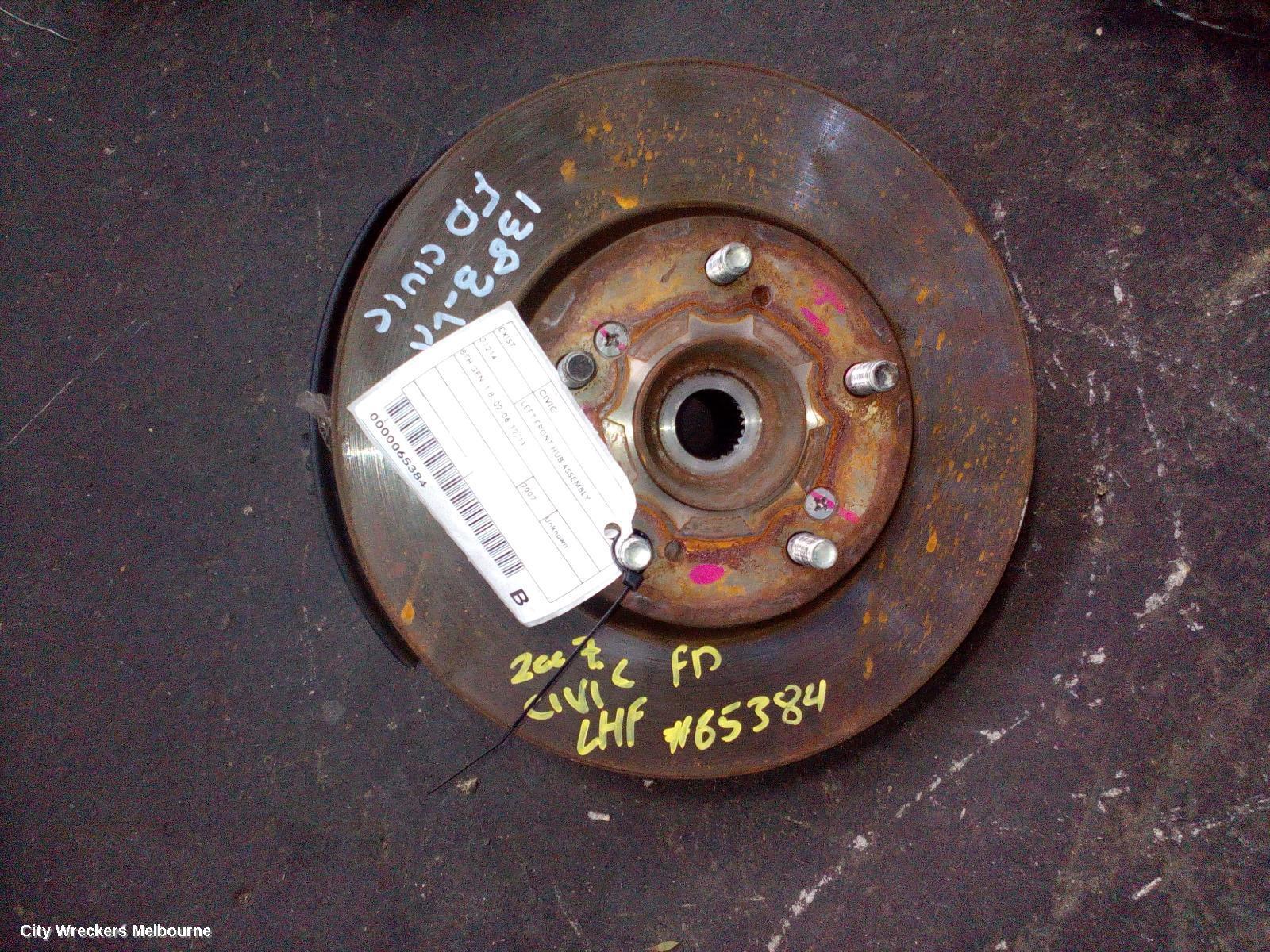 HONDA CIVIC 2007 Left Front Hub Assembly