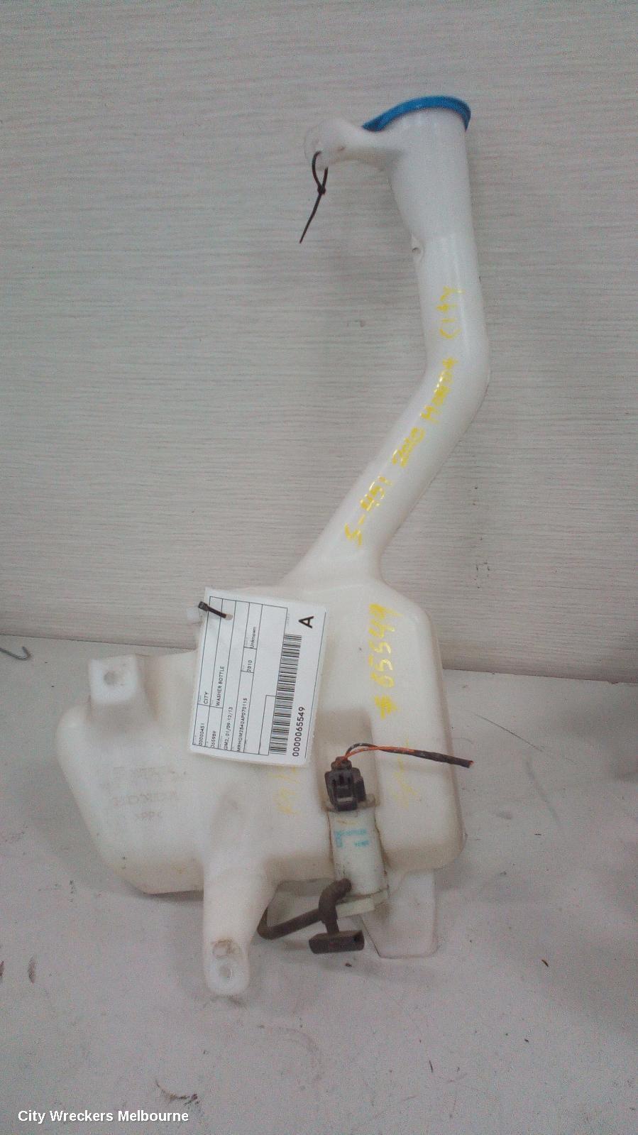 HONDA CITY 2010 Washer Bottle