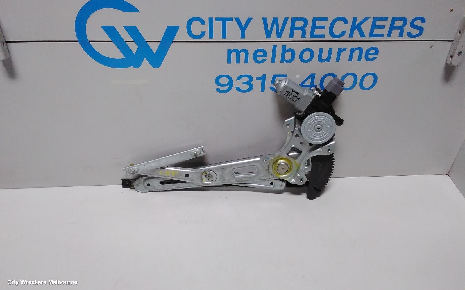 HOLDEN COLORADO 2015 Left Front Window Reg/Motor