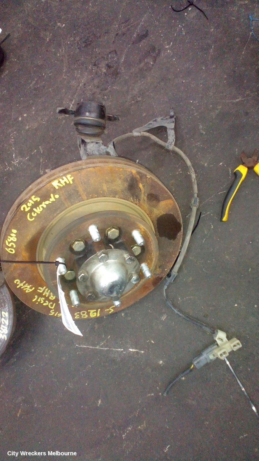 HOLDEN COLORADO 2015 Right Front Hub Assembly