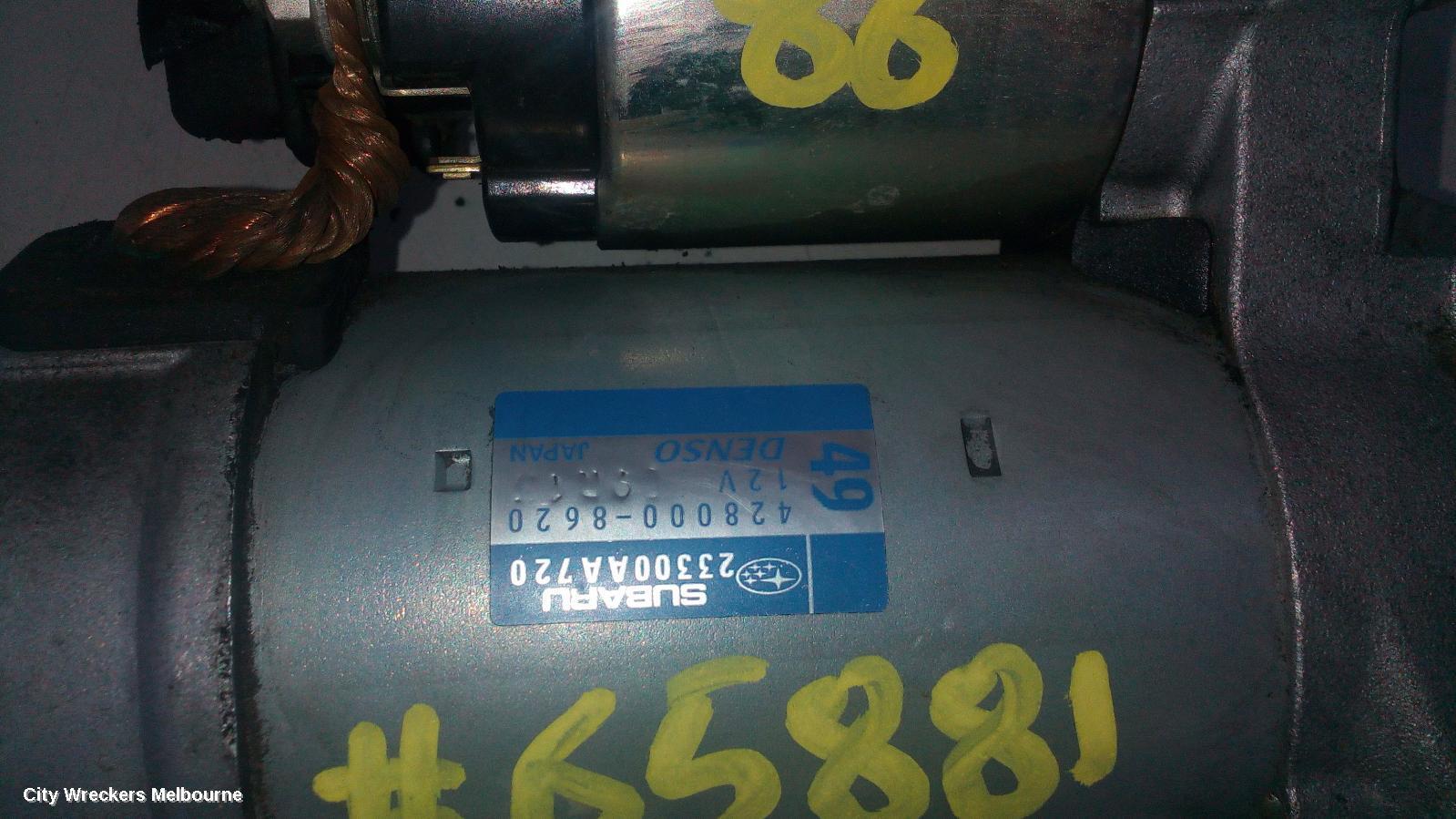 TOYOTA 86 2014 Starter