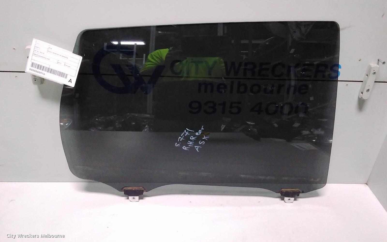MITSUBISHI ASX 2013 Right Rear Door Window