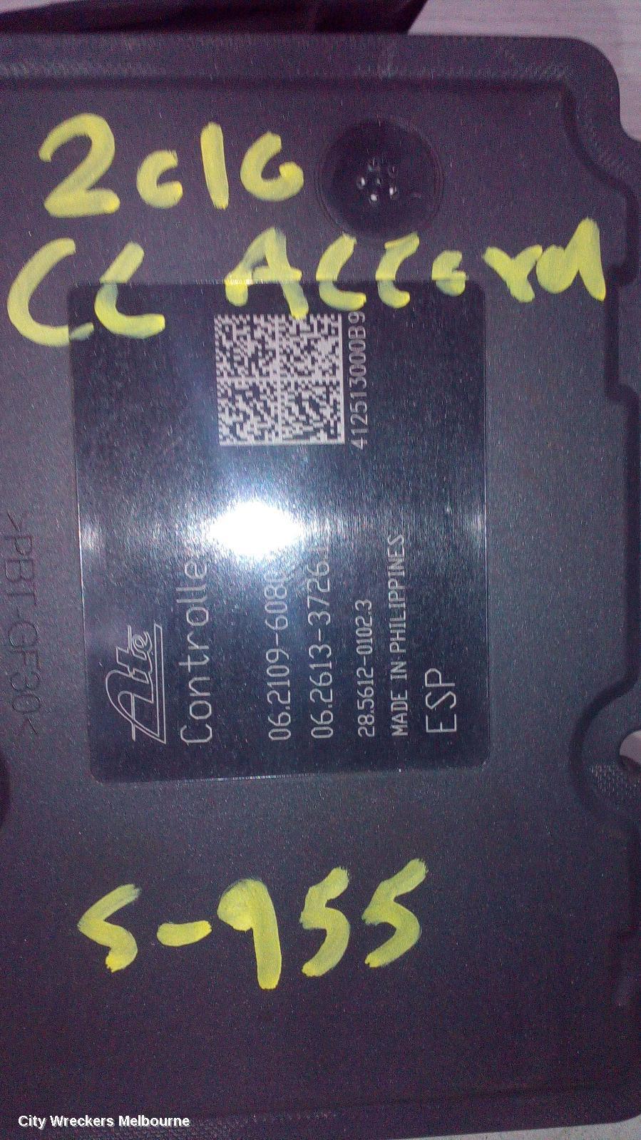 HONDA ACCORD 2012 Abs Pump/Modulator