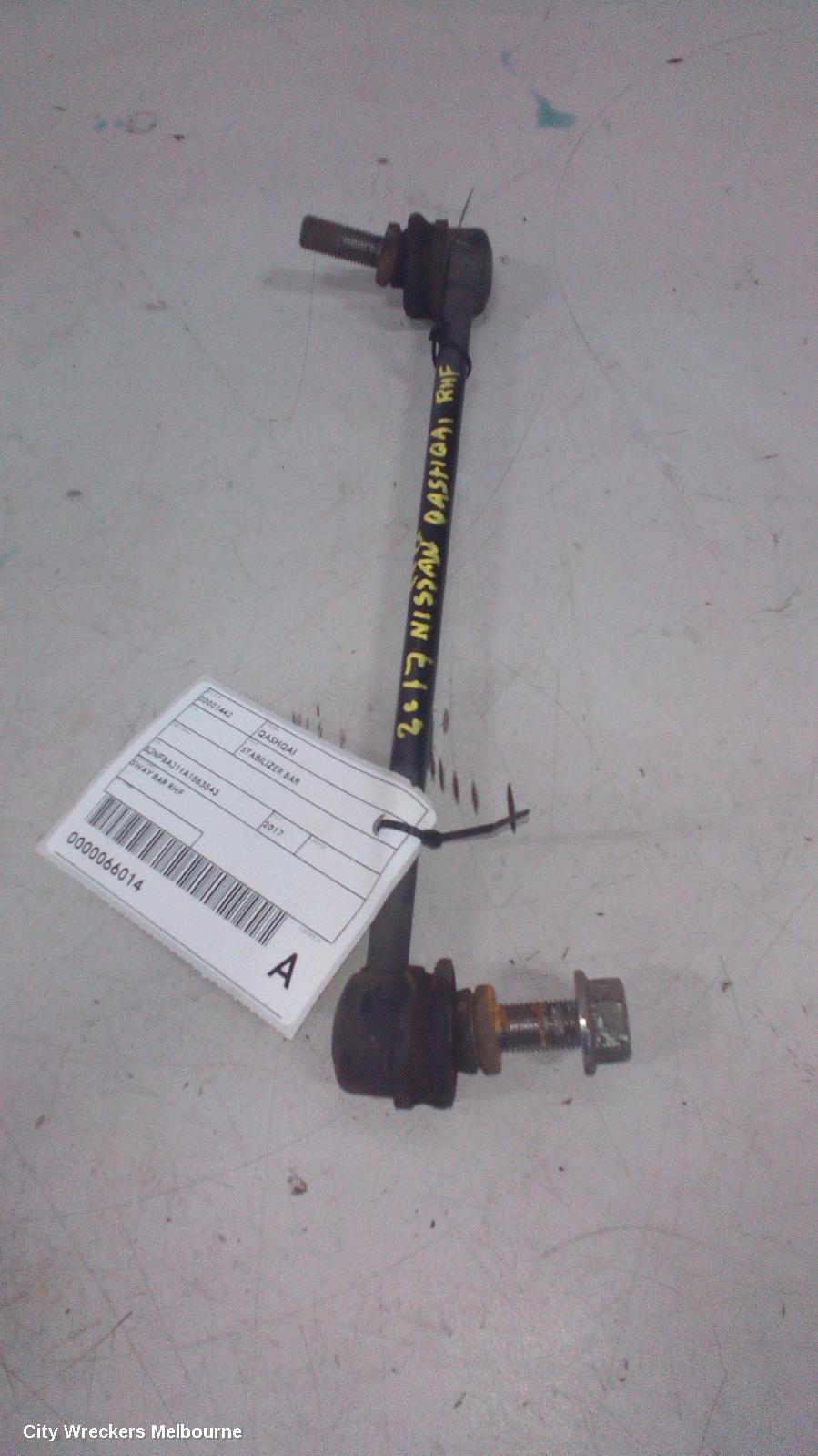 NISSAN QASHQAI 2017 Stabiliser Bar