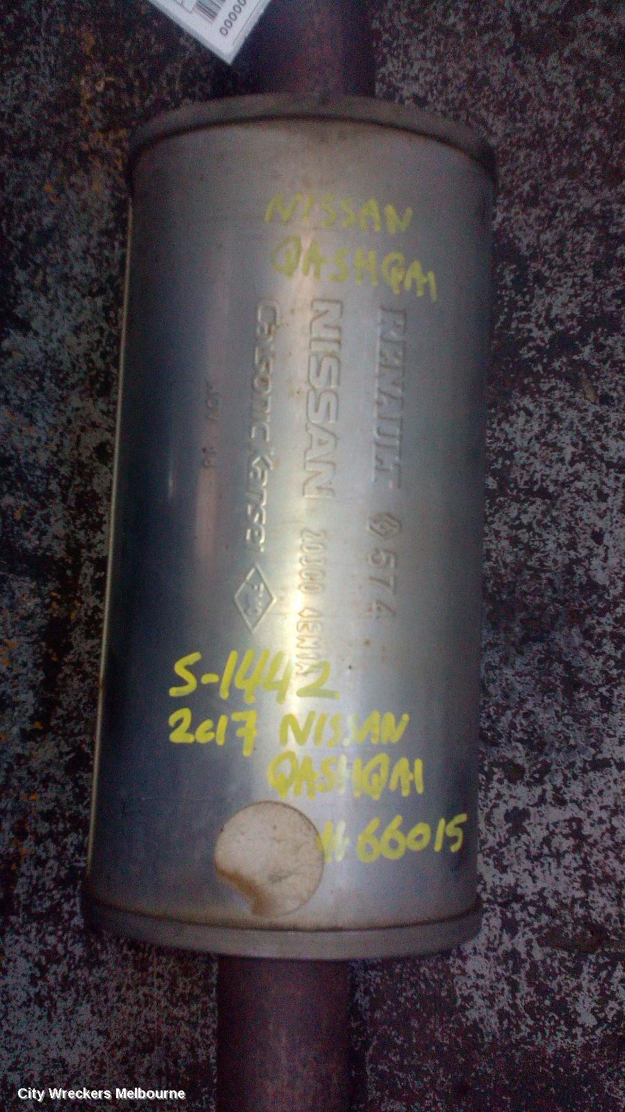 NISSAN QASHQAI 2017 Exhaust System