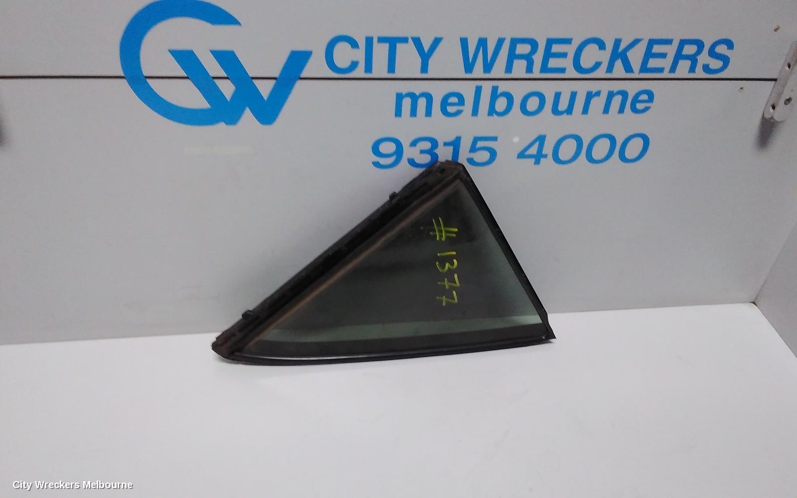 TOYOTA CAMRY 2012 Left Rear 1/4 Door Glass