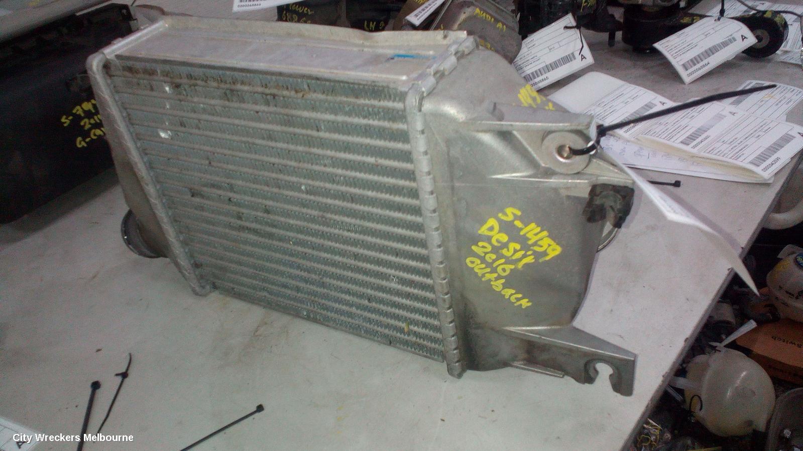 SUBARU OUTBACK 2016 Intercooler