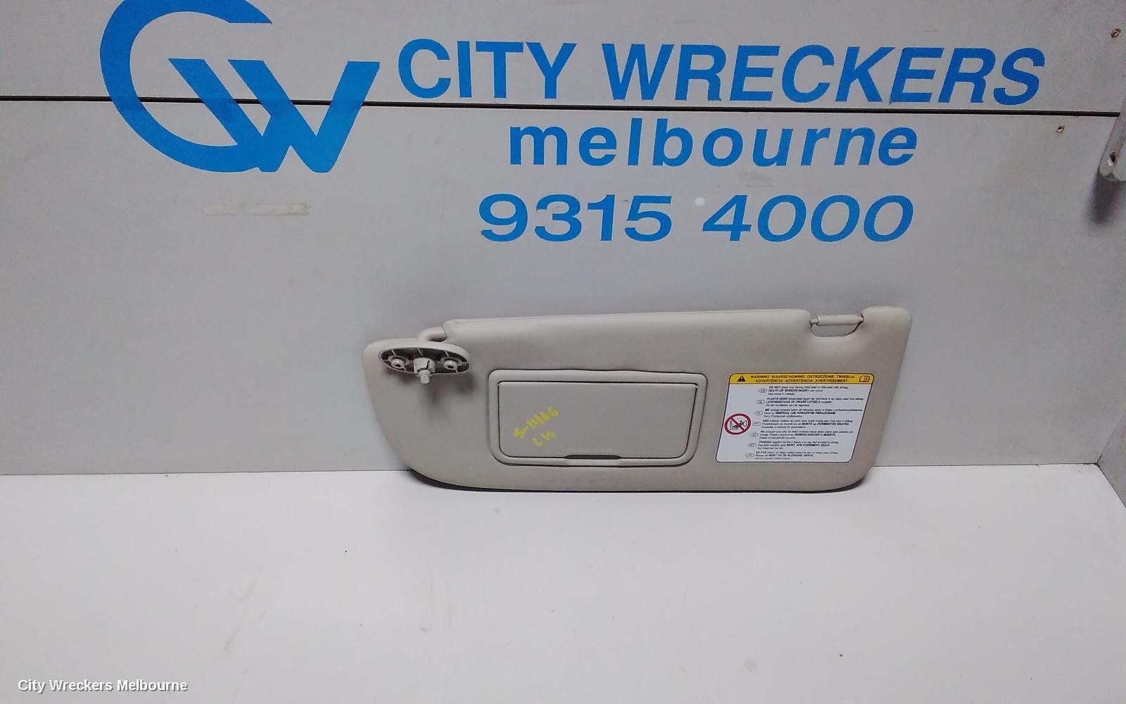 HOLDEN COLORADO 2014 Sunvisor