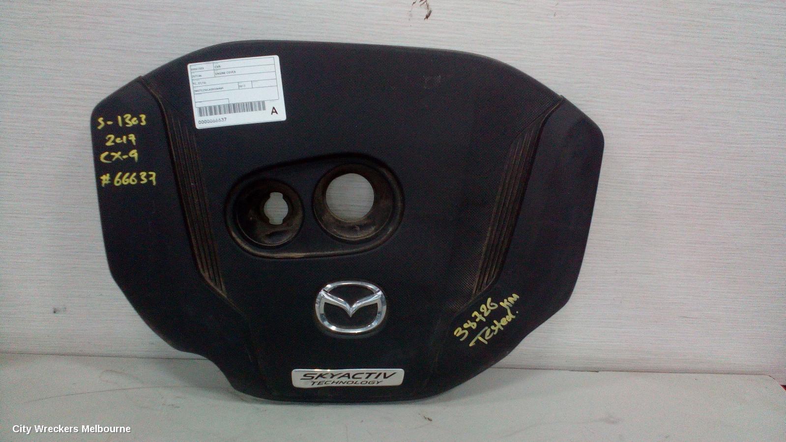 MAZDA CX9 2017 Engine Cover