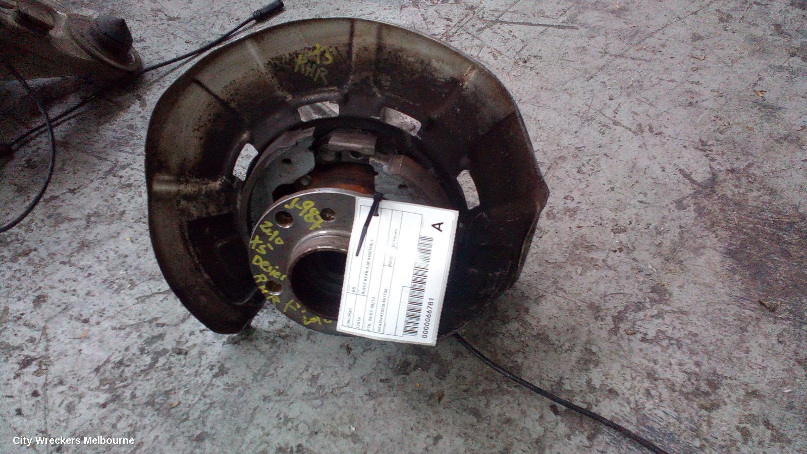 BMW X5 2010 Right Rear Hub Assembly