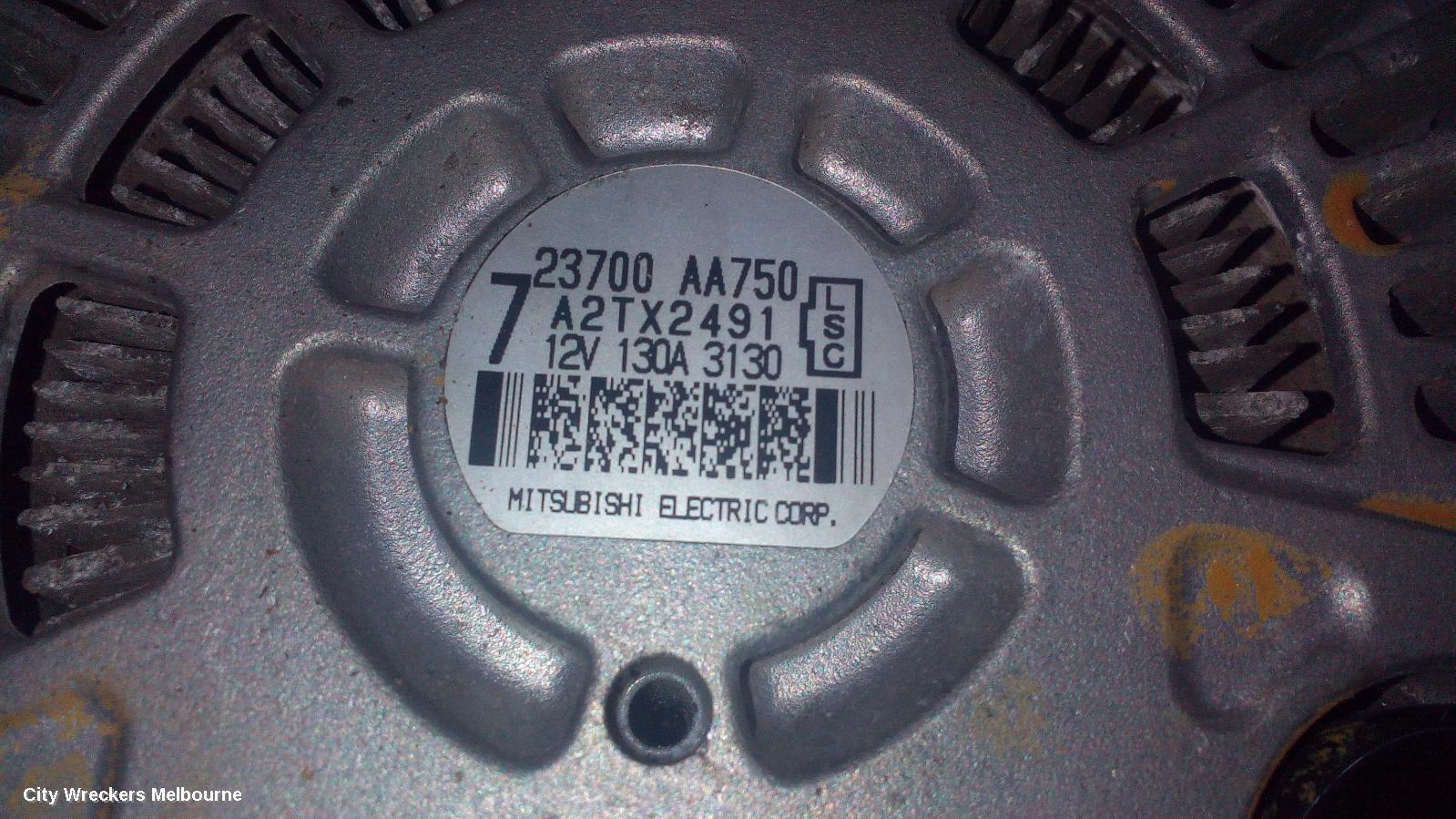 TOYOTA 86 2013 Alternator