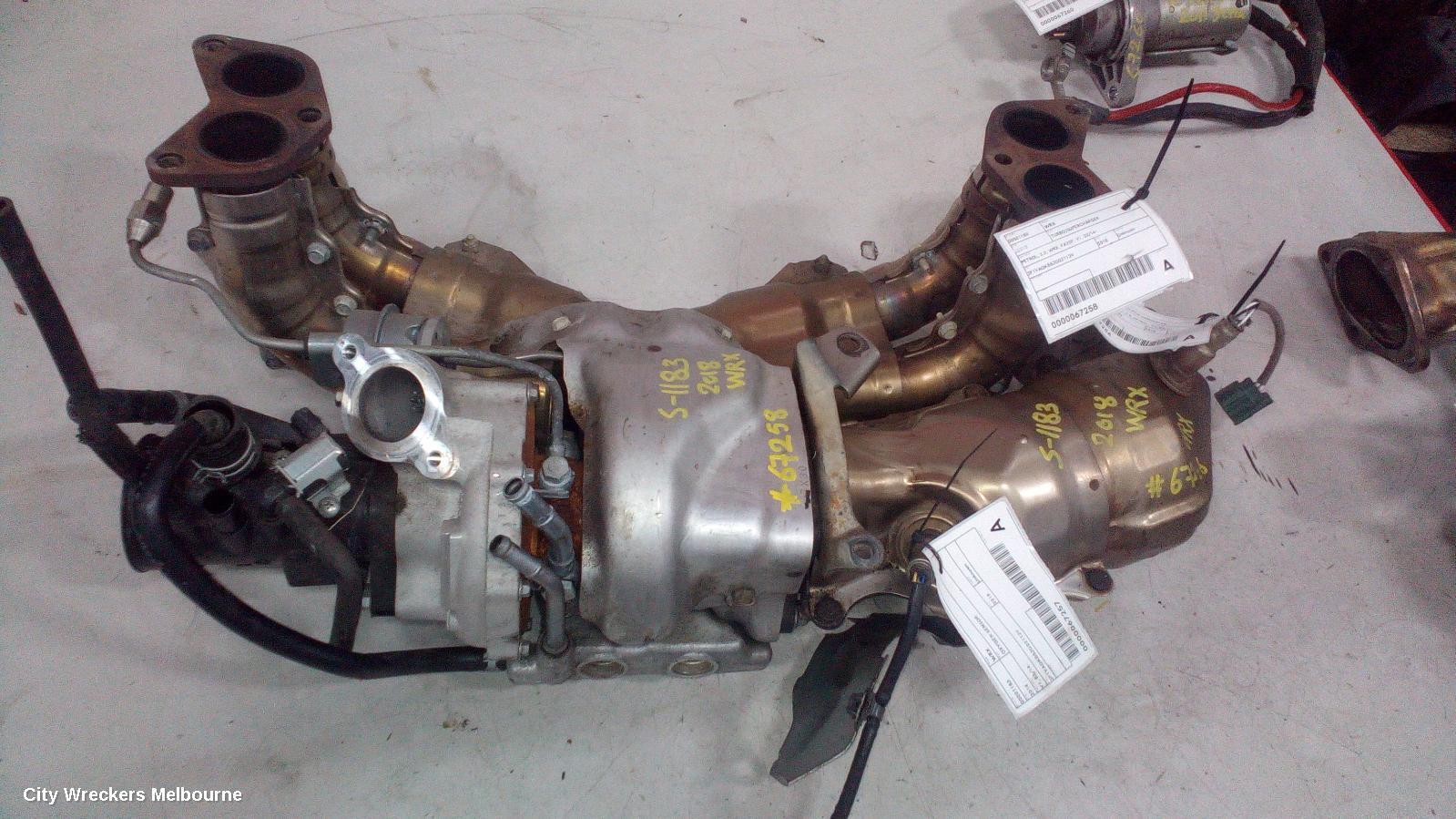 SUBARU WRX 2018 Turbo Supercharger