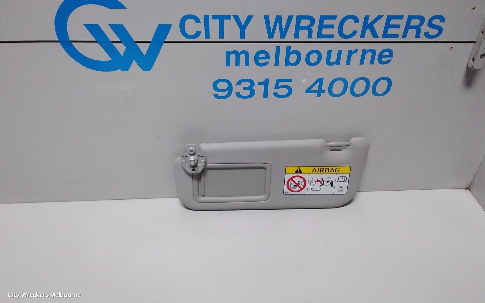 TOYOTA COROLLA 2013 Sunvisor