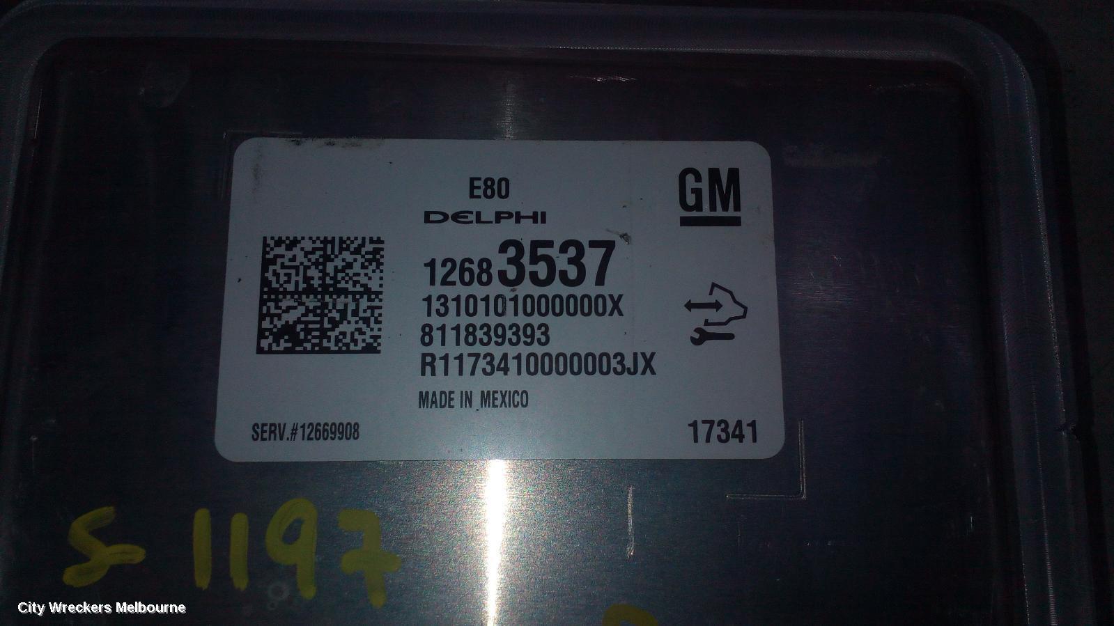 HOLDEN COMMODORE 2018 Ecu