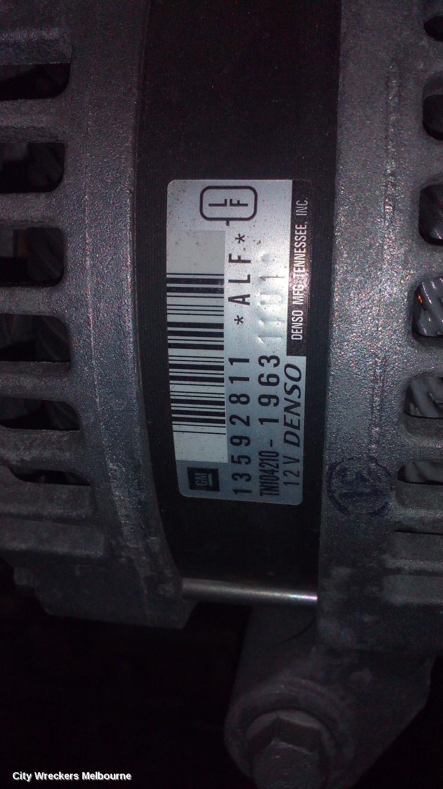 HOLDEN COMMODORE 2018 Alternator