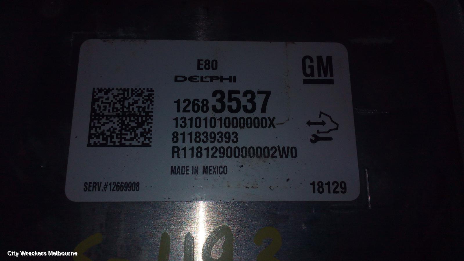 HOLDEN COMMODORE 2019 Ecu
