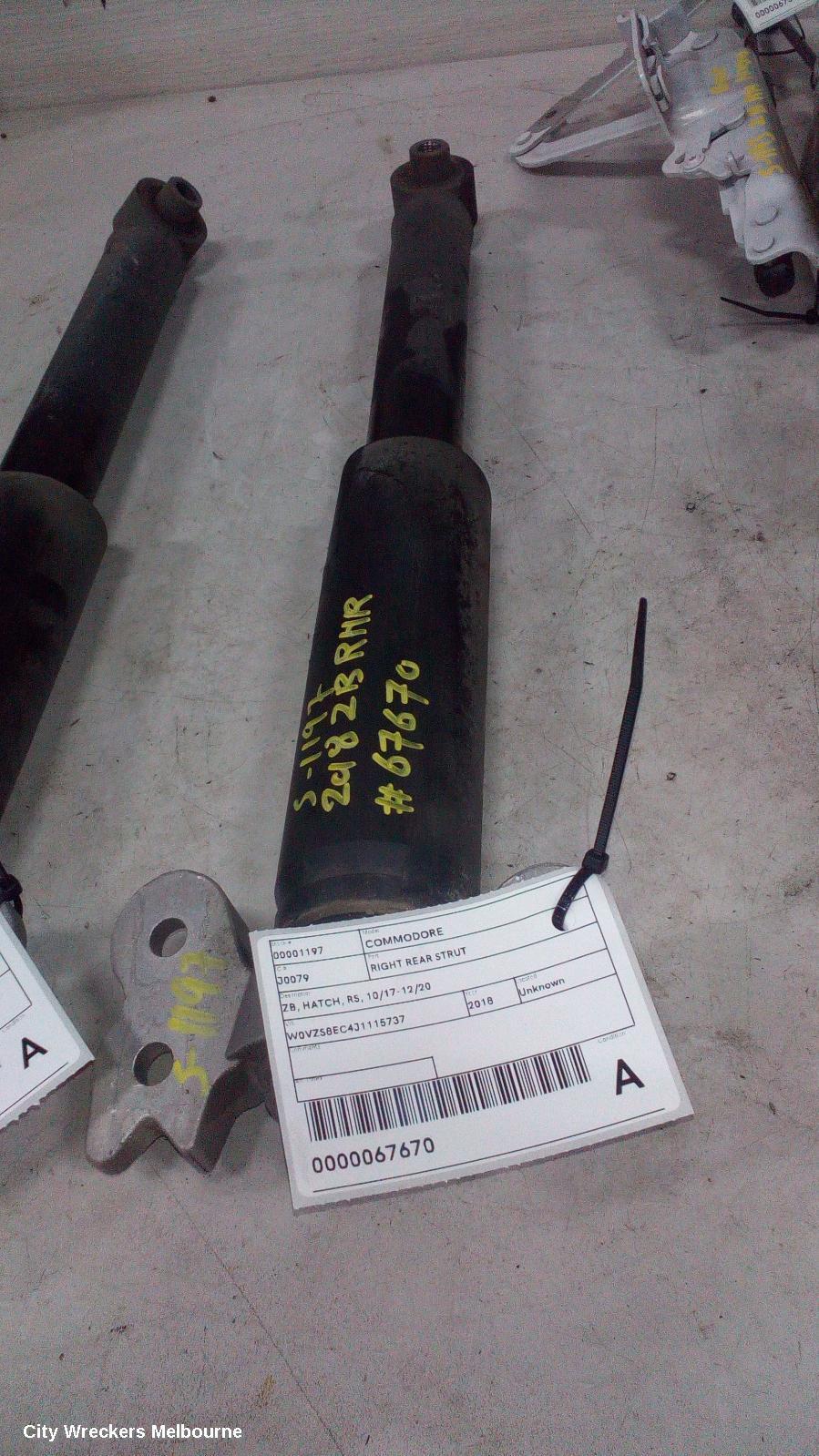 HOLDEN COMMODORE 2018 Right Rear Strut