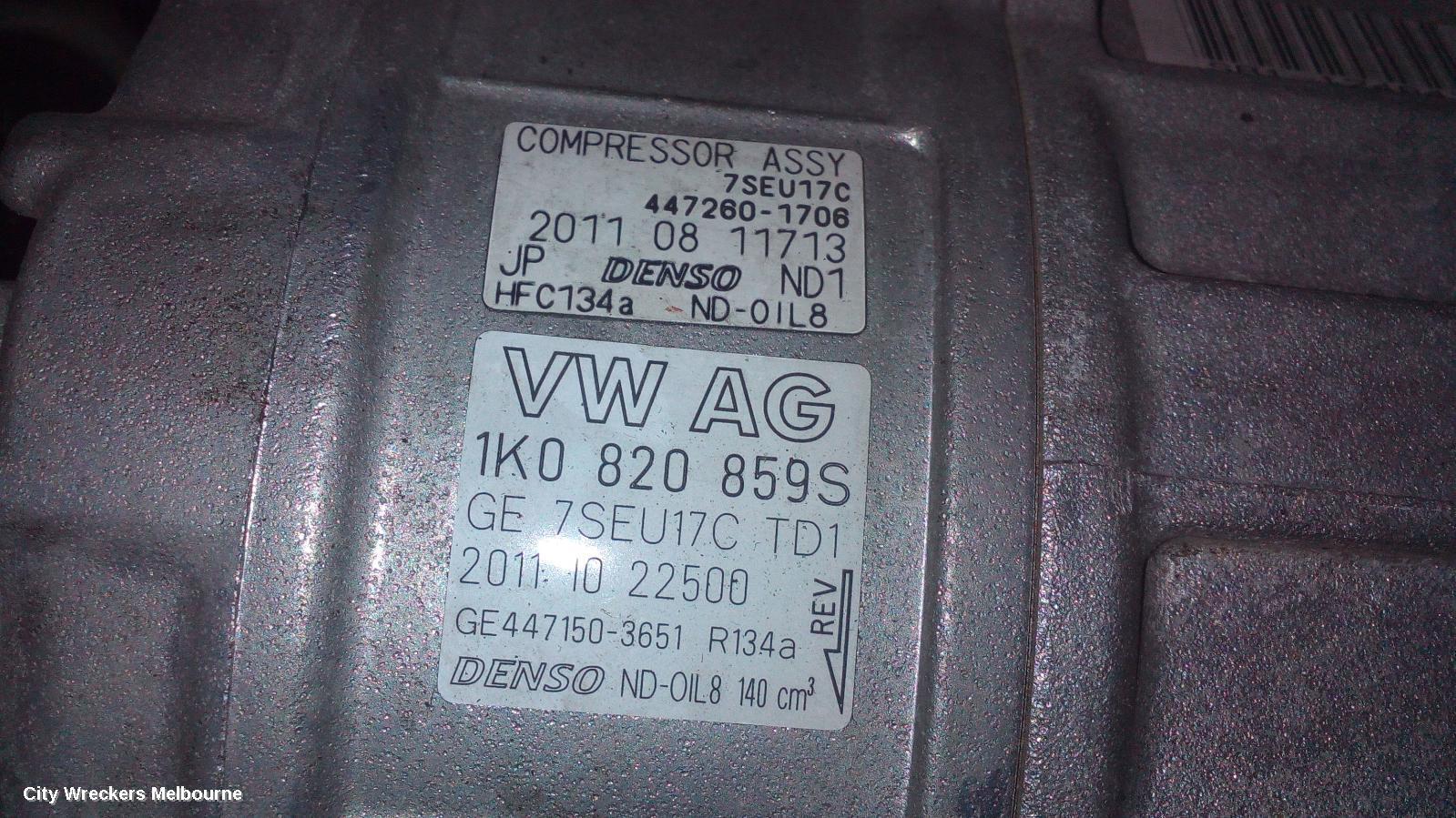 VOLKSWAGEN JETTA 2012 A/C Compressor