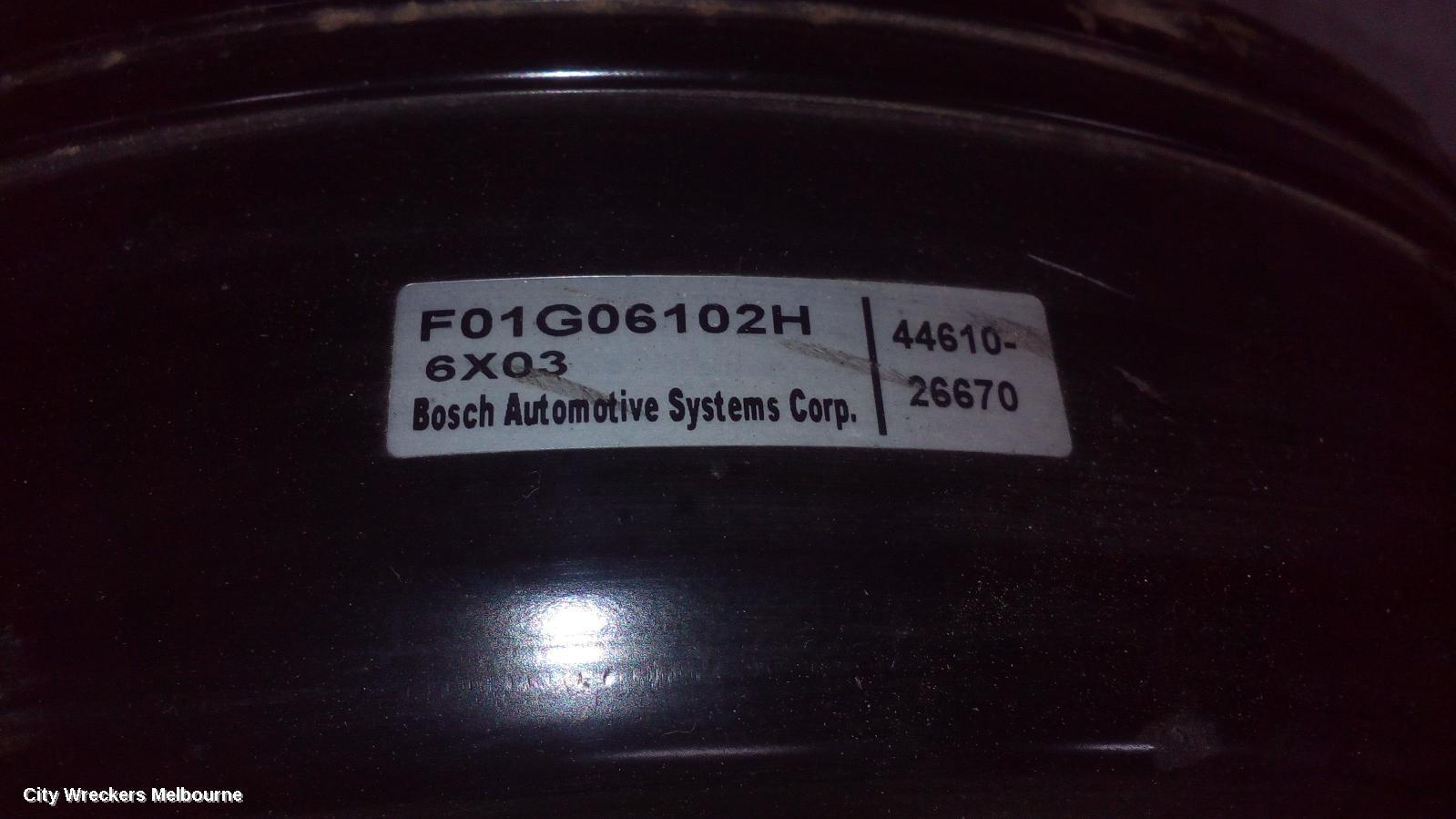 TOYOTA HIACE 2006 Brake Booster