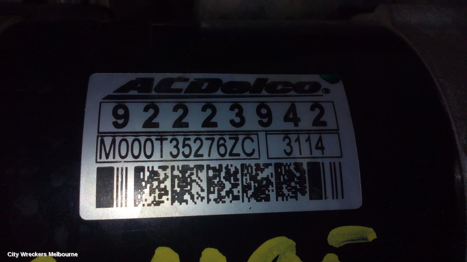 HOLDEN COMMODORE 2013 Starter