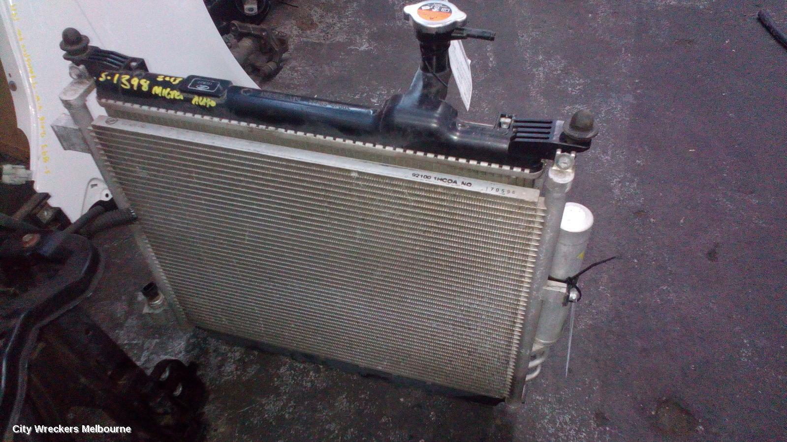 NISSAN MICRA 2013 A/C Condenser