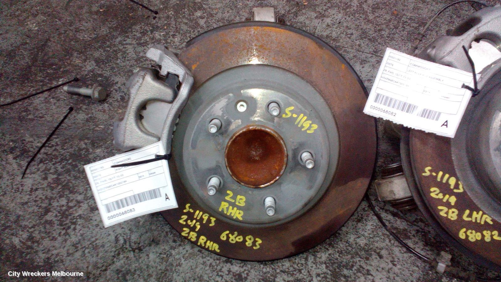 HOLDEN COMMODORE 2019 Right Rear Hub Assembly