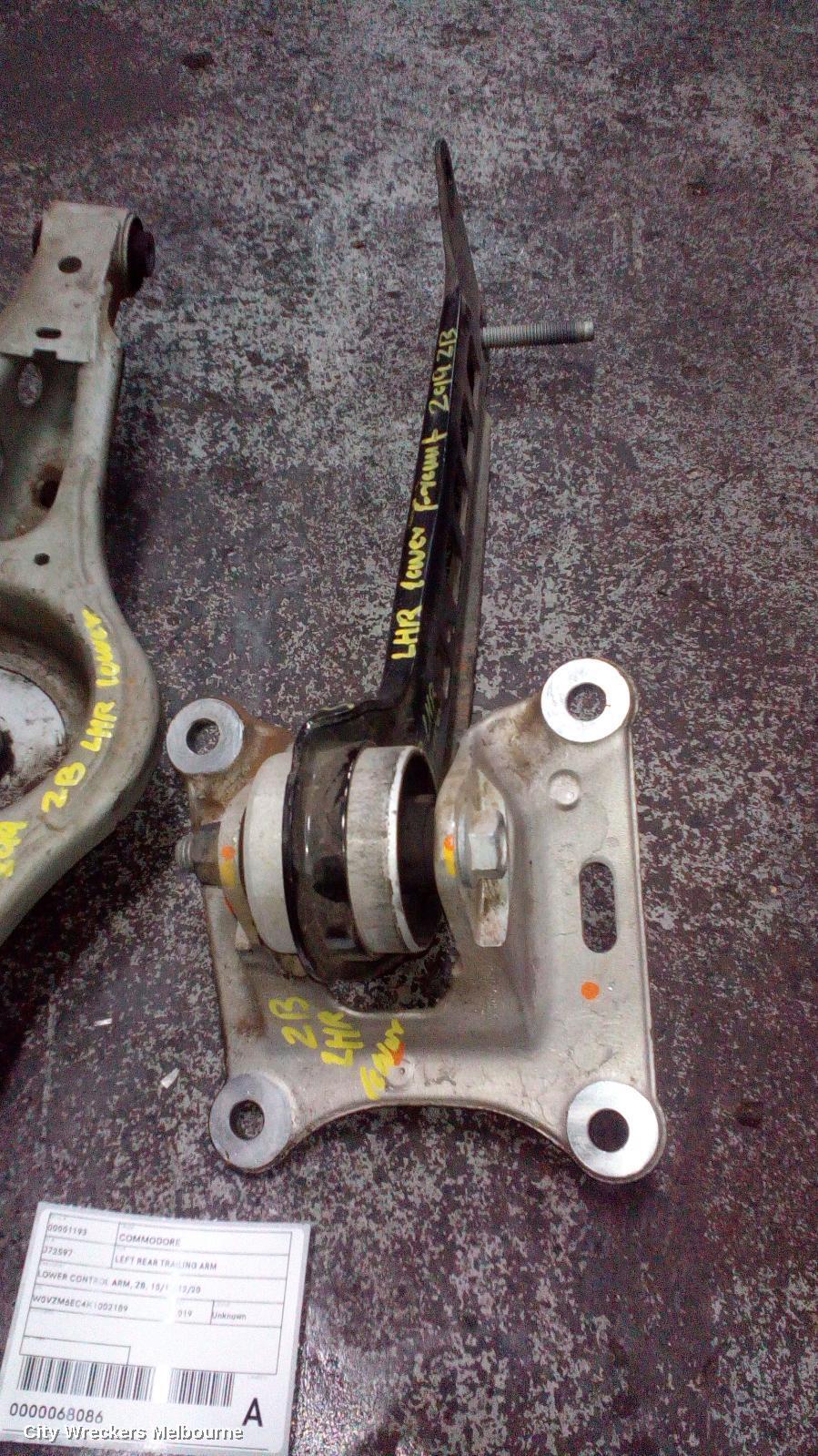 HOLDEN COMMODORE 2019 Left Rear Trailing Arm