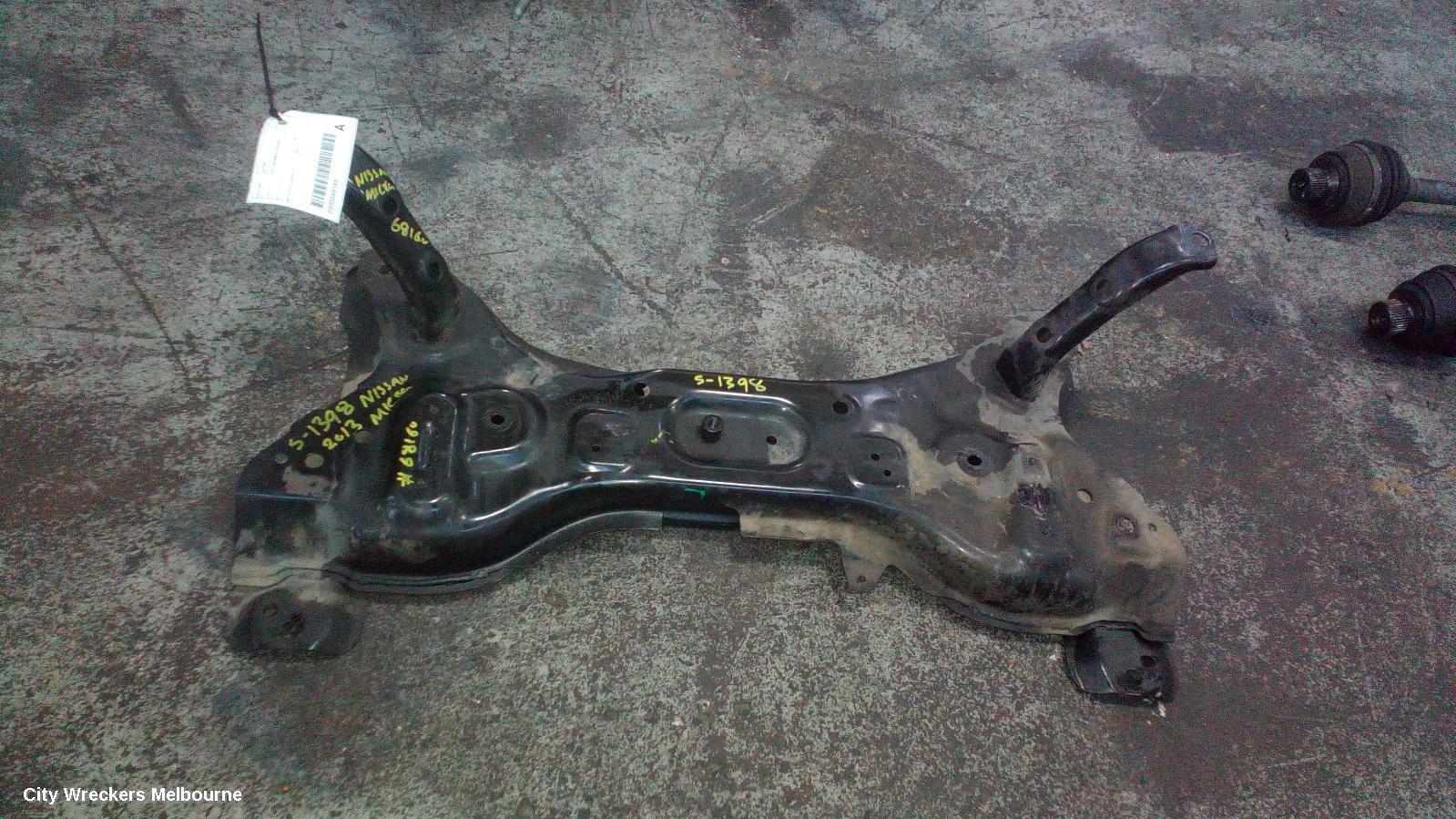NISSAN MICRA 2013 Frt Xmember/Cradle
