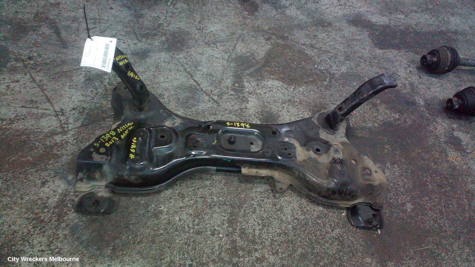 NISSAN MICRA 2013 Frt Xmember/Cradle