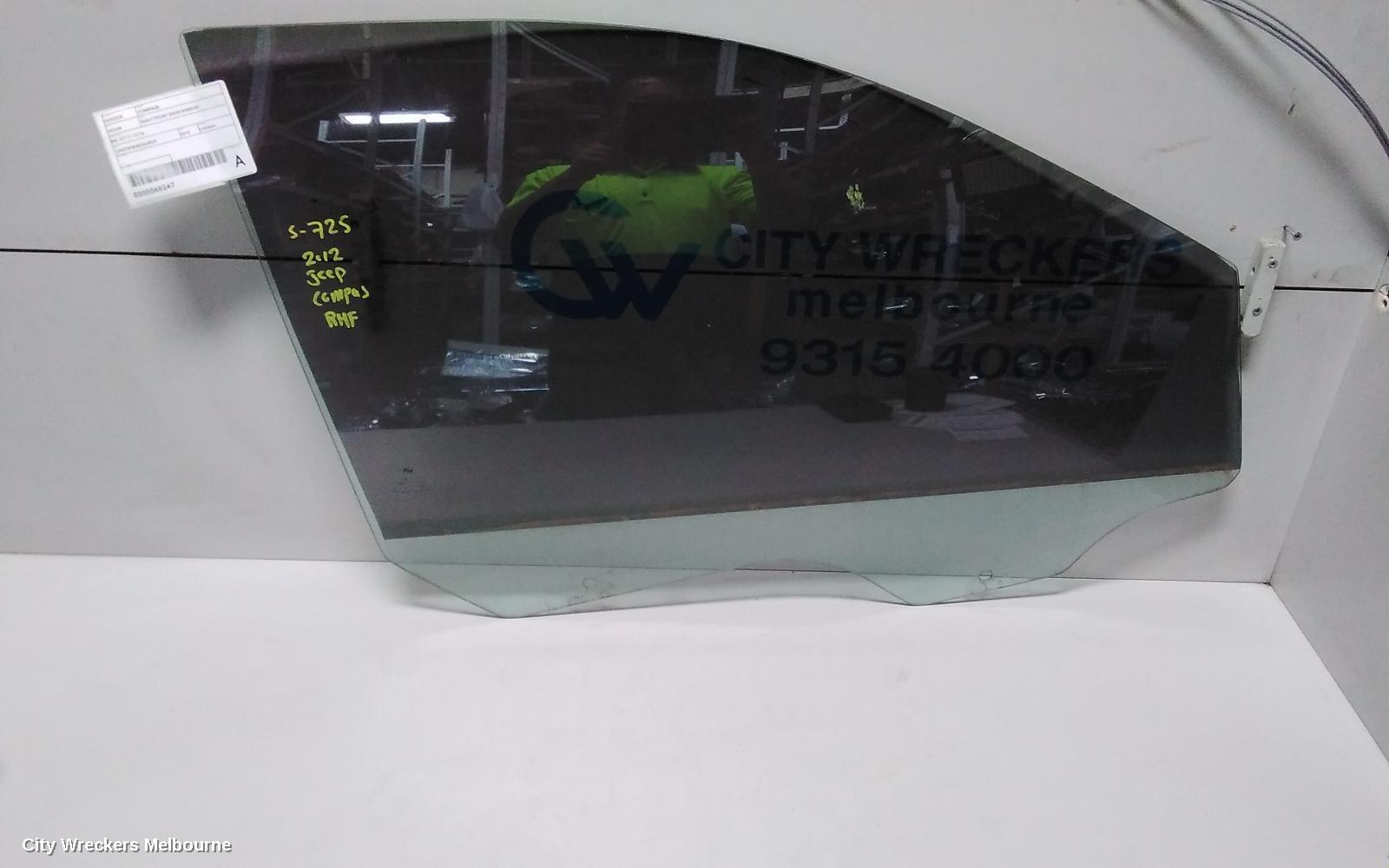 JEEP COMPASS 2012 Right Front Door Window