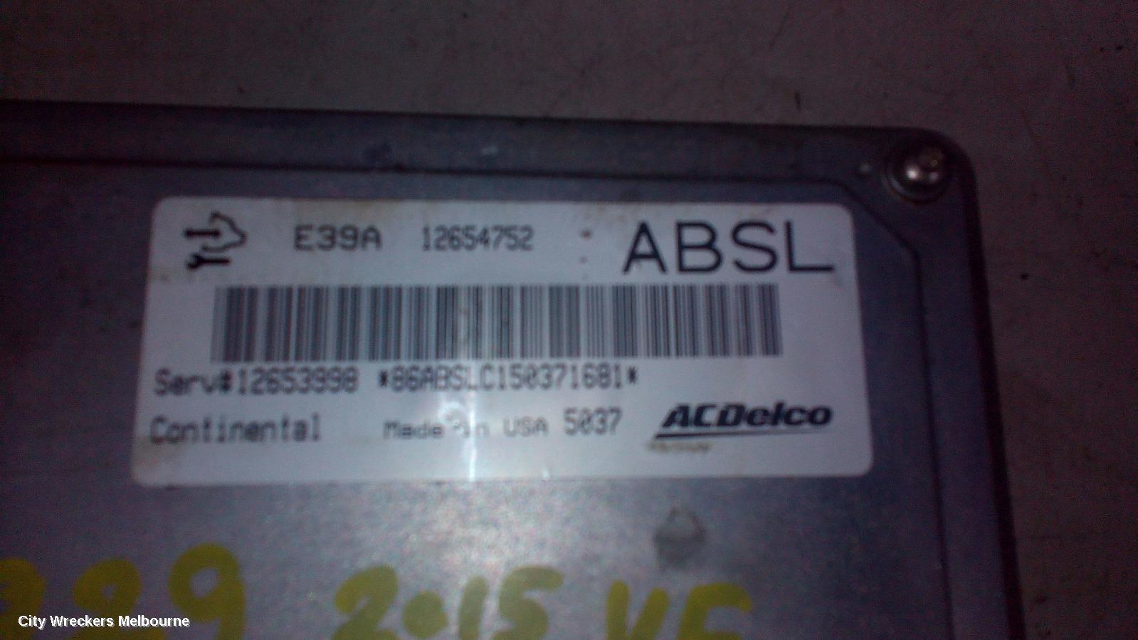 HOLDEN COMMODORE 2015 Ecu