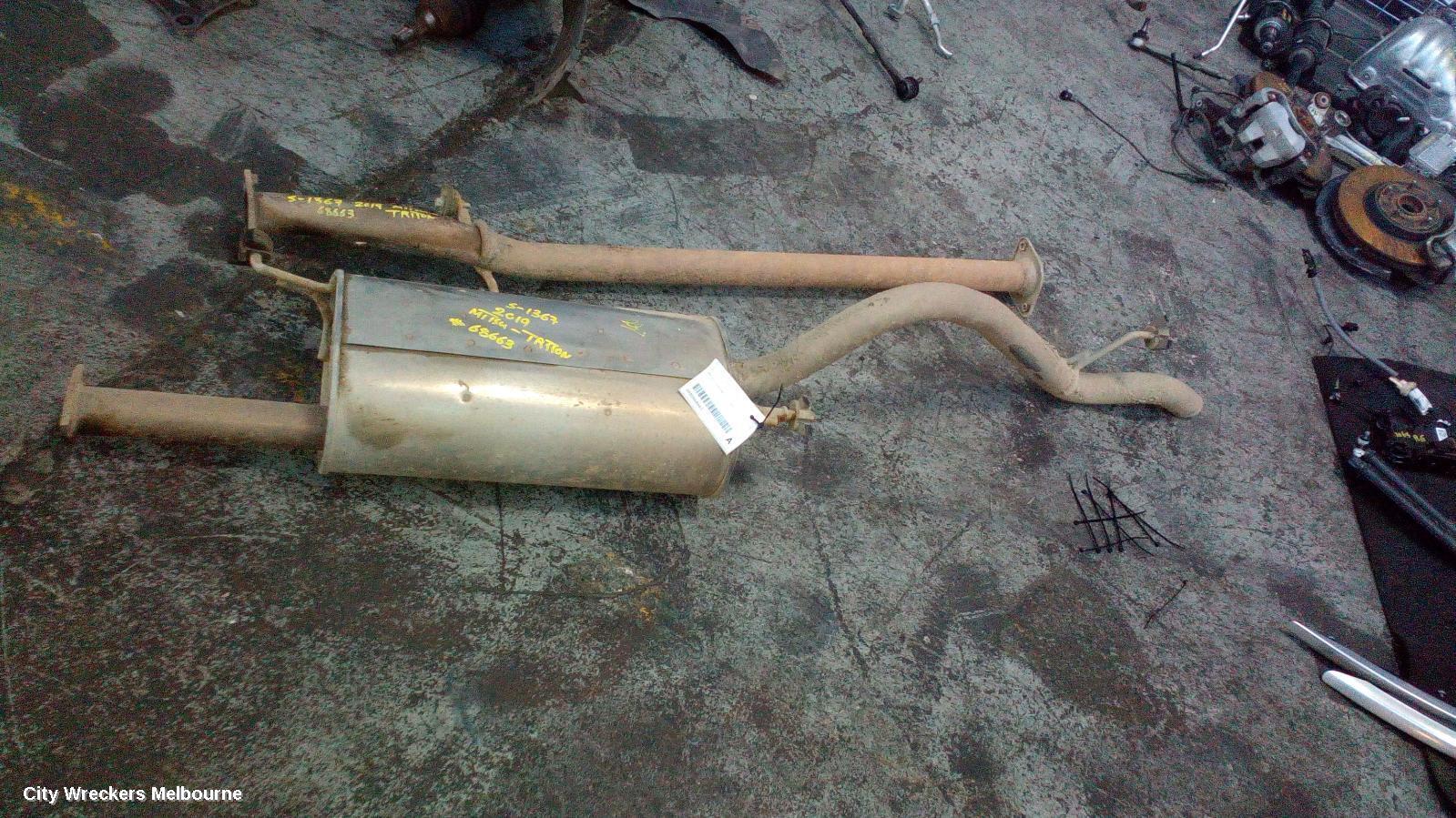MITSUBISHI TRITON 2019 Exhaust System