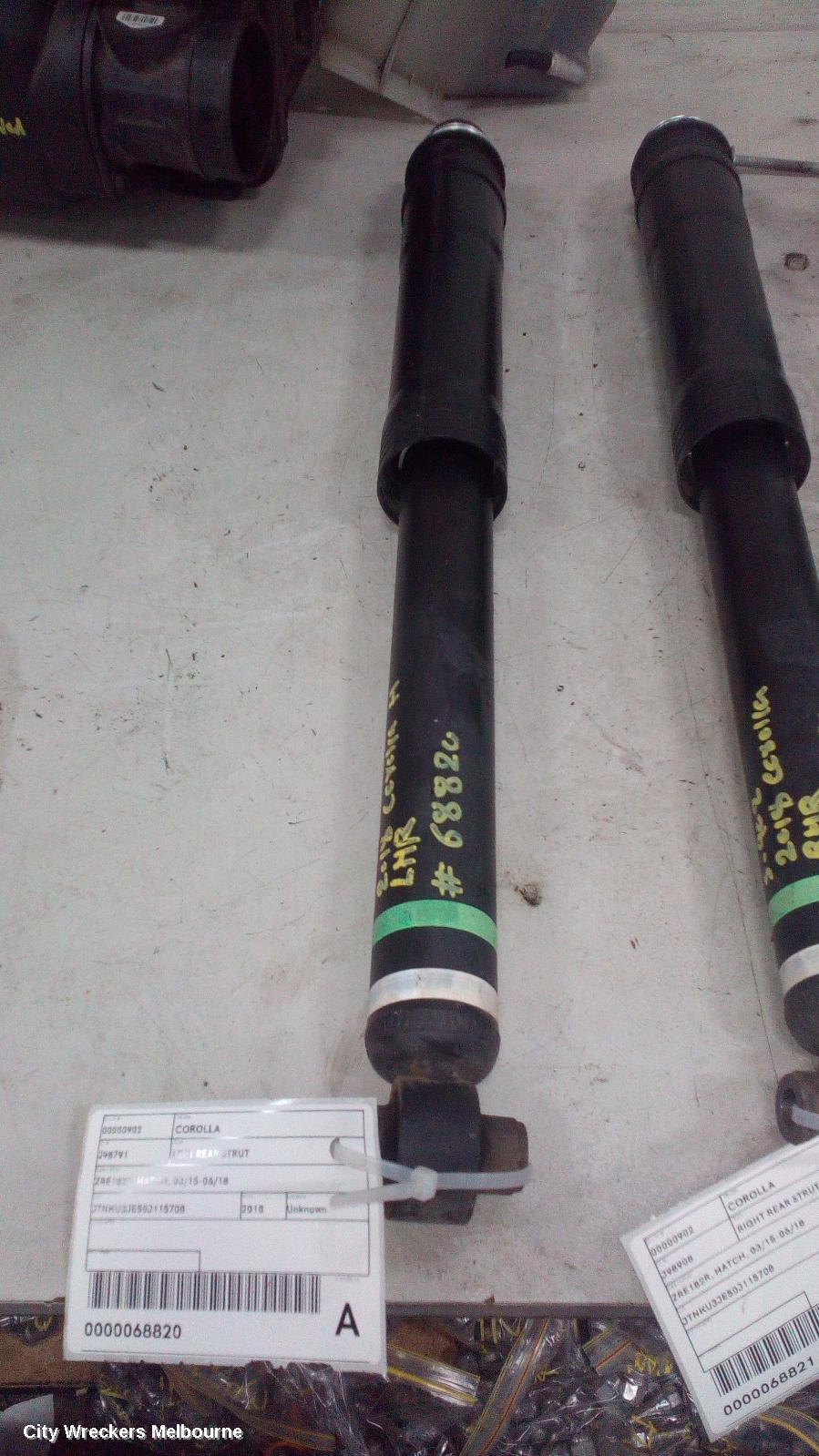 TOYOTA COROLLA 2018 Left Rear Strut