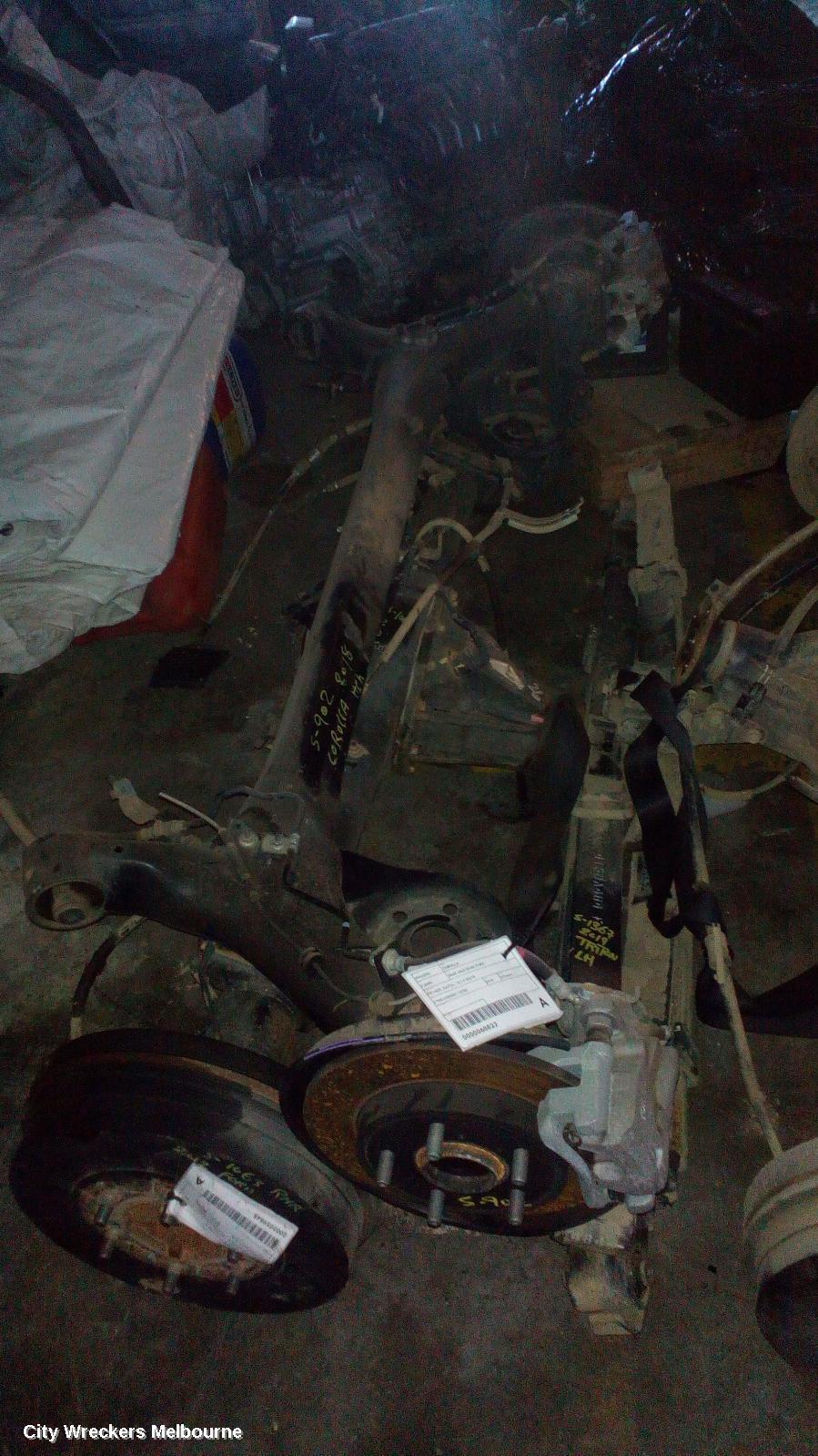 TOYOTA COROLLA 2018 Rear Axle Beam (Fwd)