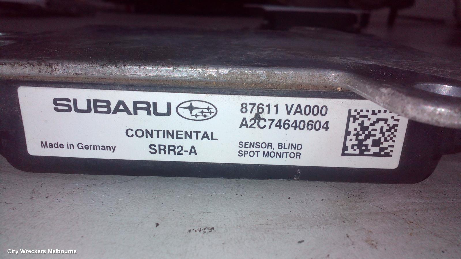 SUBARU OUTBACK 2016 Misc Switch/Relay