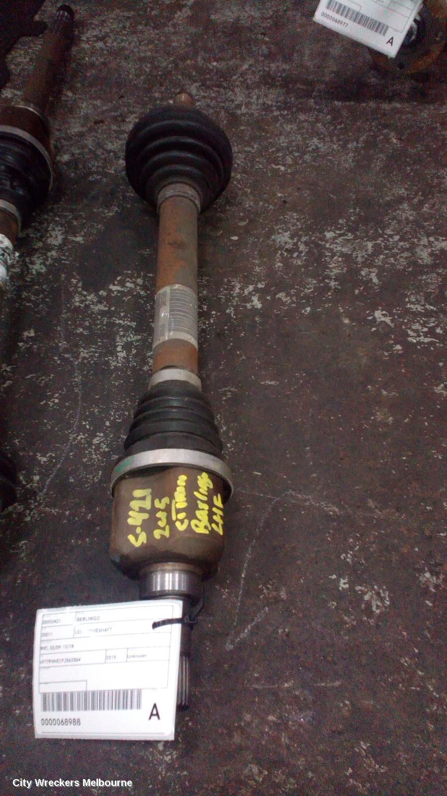 CITROEN BERLINGO 2015 Left Driveshaft