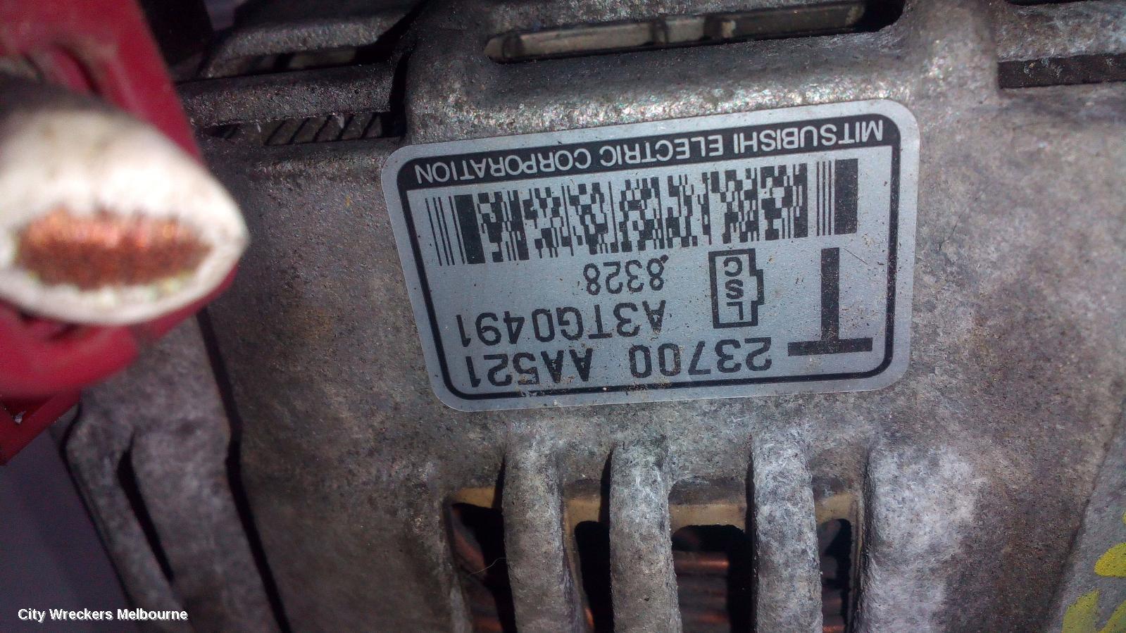 SUBARU IMPREZA 2008 Alternator