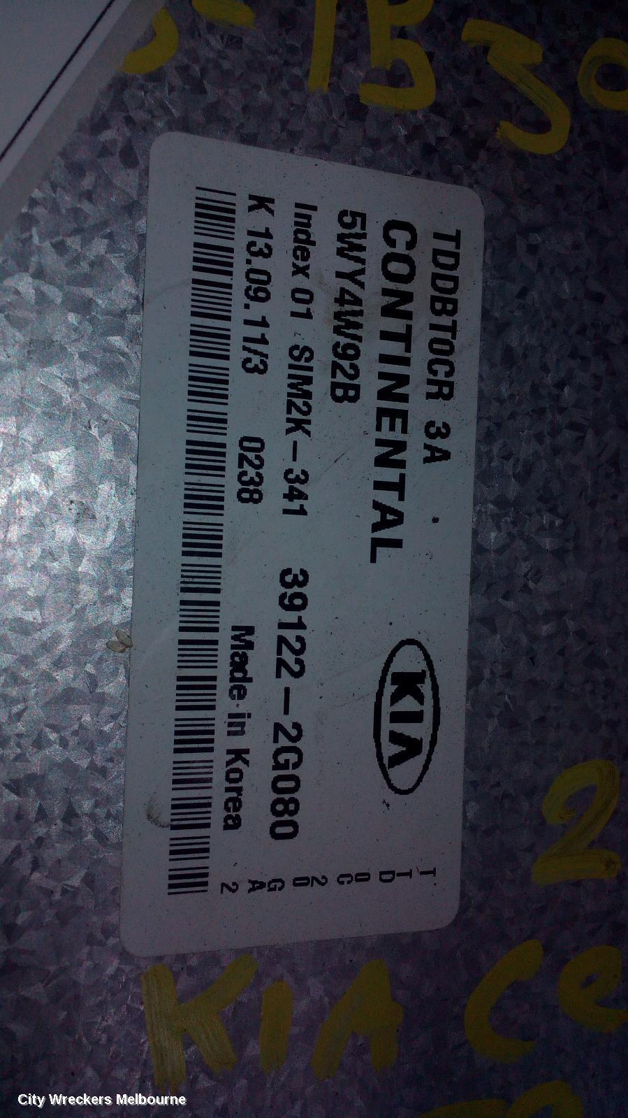 KIA CERATO 2012 Ecu