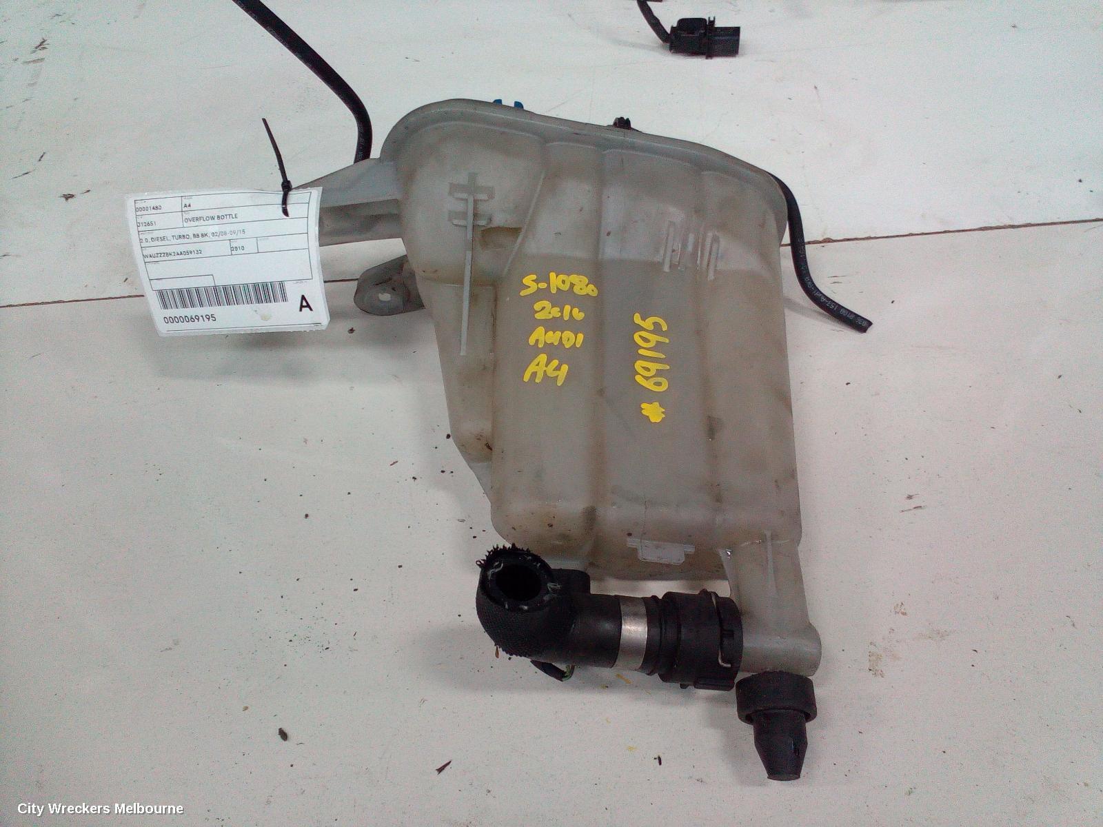 AUDI A4 2010 Overflow Bottle