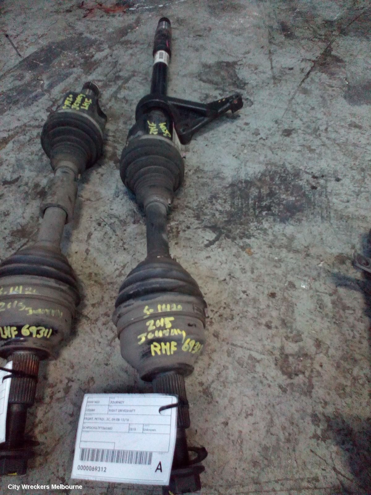 DODGE JOURNEY 2015 Right Driveshaft