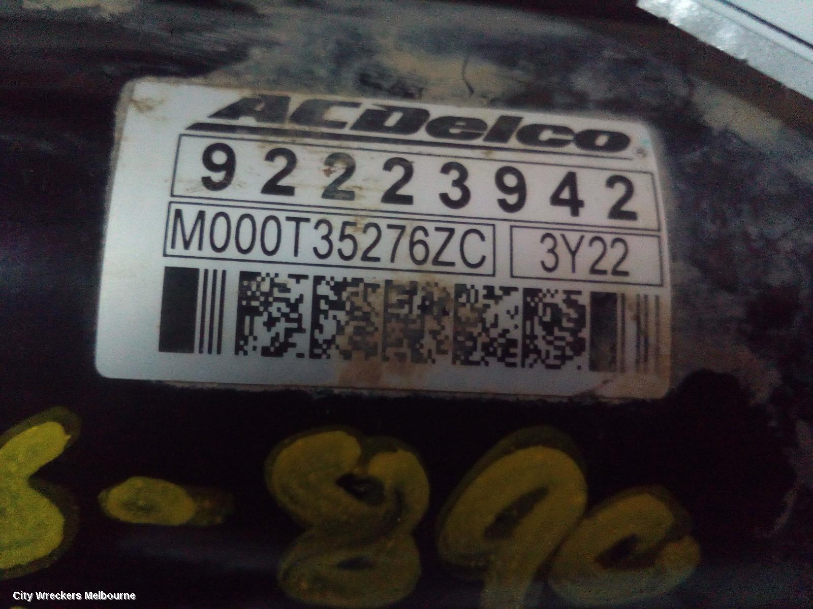 HOLDEN COMMODORE 2014 Starter
