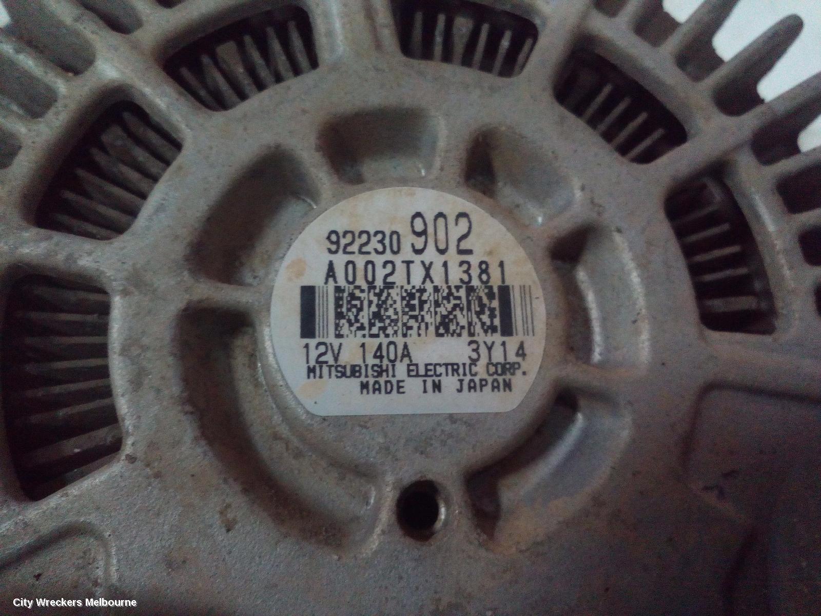 HOLDEN COMMODORE 2014 Alternator