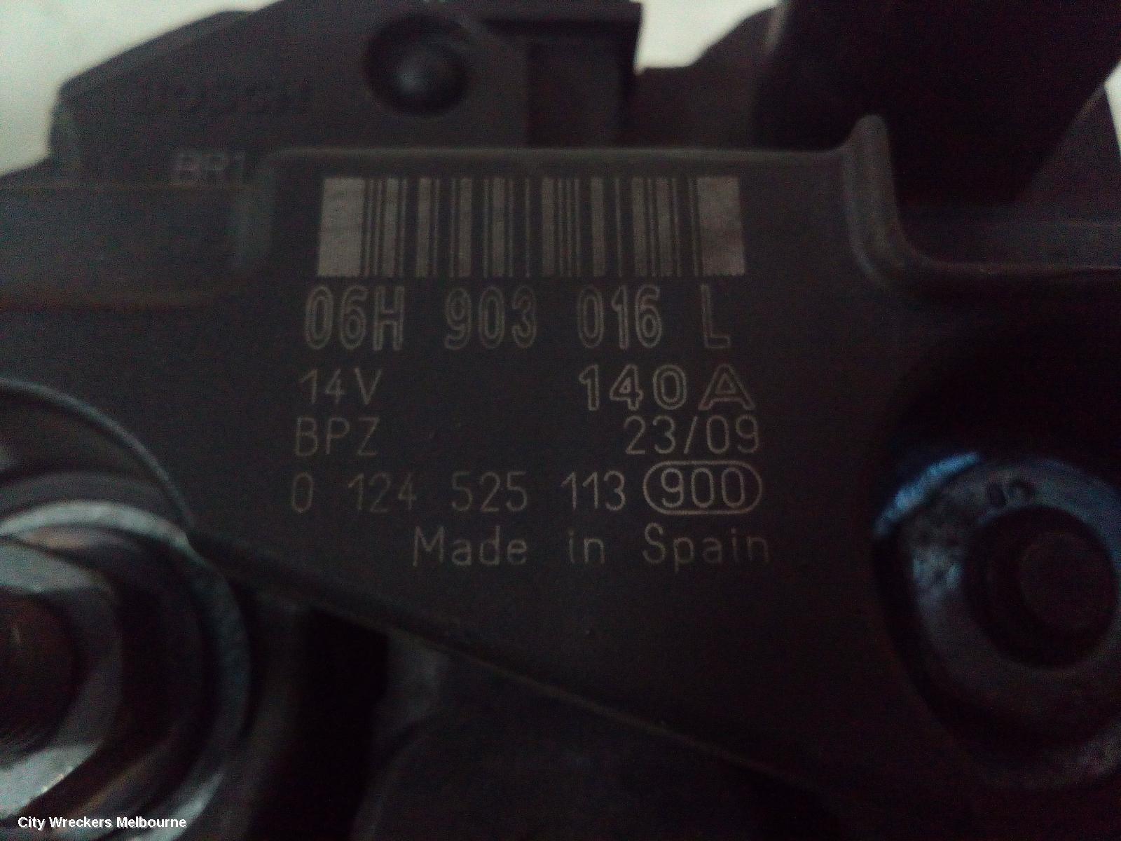 AUDI A5 2010 Alternator